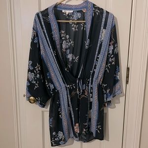 Beautiful silky robe/kimono/coverup